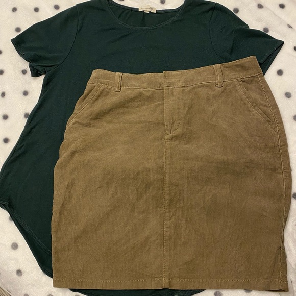 ESPRIT | Corduroy pencil skirt - Picture 1 of 5